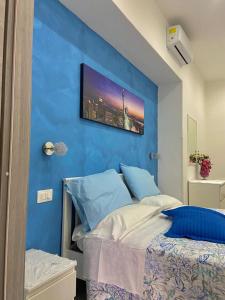 Katil atau katil-katil dalam bilik di Holiday house Lual