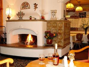 Χώρος καθιστικού στο Hotel Lorenzetti
