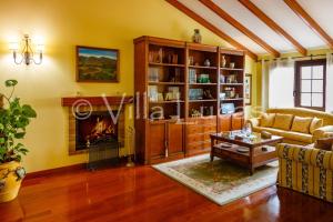 A seating area at Casa Lucas