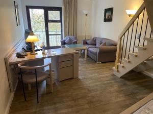 Istumisnurk majutusasutuses Hotel Heide Kröpke