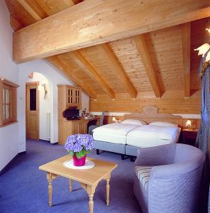 מיטה או מיטות בחדר ב-Hotel Casa del Campo
