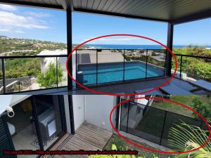 Kolam renang di atau dekat dengan Villa Azur Saint-Gilles - La Réunion - Seaview, Pool, Beach & BBQ!