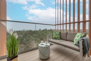 Balkón nebo terasa v ubytování Premium Apartament PINEA Pobierowo