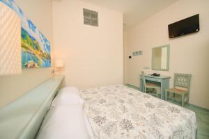 TV a/nebo společenská místnost v ubytování Albergo Atlantic