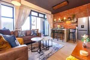 Χώρος καθιστικού στο 10 Oyster Walk