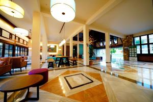 Χώρος καθιστικού στο Simantro Resort