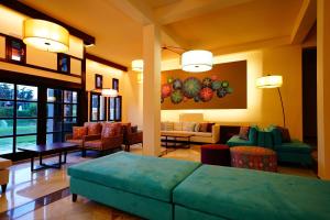 Χώρος καθιστικού στο Simantro Resort