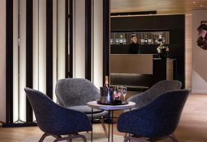 Lounge nebo bar v ubytování Cram Hotel