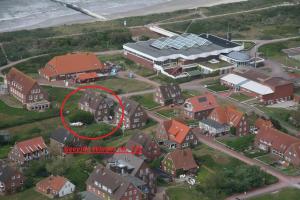 Blick auf Seevilla Wietjes Whg 5 aus der Vogelperspektive