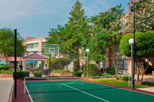 a tennis court in front of a building at Sonesta ES Suites New Orleans Convention Center in New Orleans