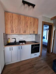 Una cocina o cocineta en Apartman Milovanović