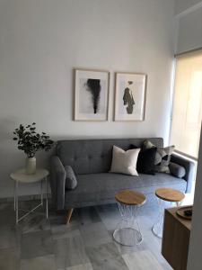 A seating area at Holidays2Malaga Alta Street 1 bedroom High Speed WIFI