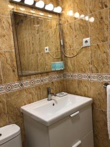 A bathroom at Holidays2Malaga Alta Street 1 bedroom High Speed WIFI