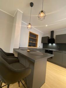 Kuchyň nebo kuchyňský kout v ubytování Apartmani Cvita