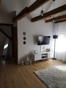 A television and/or entertainment center at Apartament Attic