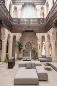 Posezení v ubytování Riad Fes - Relais & Châteaux