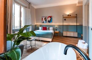 Posteľ alebo postele v izbe v ubytovaní Terra Artis Guest House