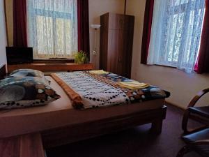 Postel nebo postele na pokoji v ubytování Penzion Rudolf
