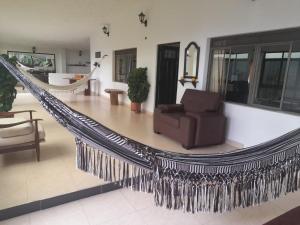 Posezení v ubytování Casa campestre Finca la Roca