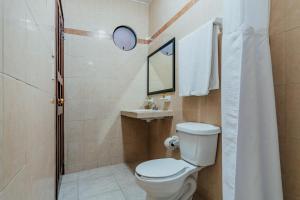 Koupelna v ubytování Hotel Santa María Mérida