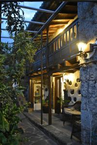 Bygningen som feriehuset ligger i