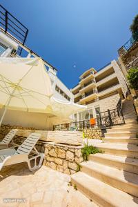 Balkón nebo terasa v ubytování Apartments Lux Life
