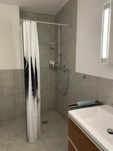 Kúpeľňa v ubytovaní Traumapartment Murmeltier Tirol + 26 fotografií