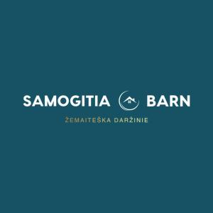 un logo pour le bar samotica dans l'établissement Plateliai Samogitia Barn, à Plateliai