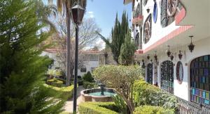 Zahrada ubytování GS Jerocs Tlaxcala