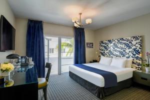 Voodi või voodid majutusasutuse Hotel Breakwater South Beach toas