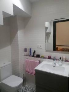 Koupelna v ubytování Casiña da Madalena