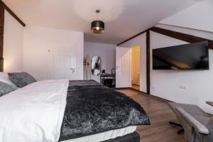 Postel nebo postele na pokoji v ubytování DreamHouse7 rooms