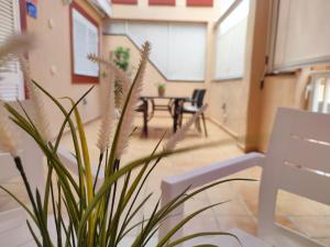 A seating area at Los Cristianos - heated swimming pool air-conditioned