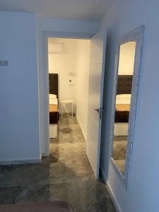 Koupelna v ubytování Hostal Alaska