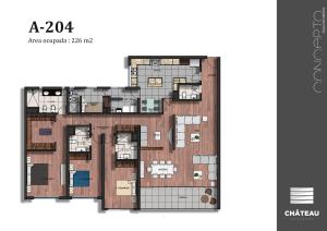 Plano de Luxury Apartments Lima