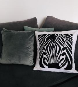 Posedenie v ubytovaní Apartament Miętowa Zebra