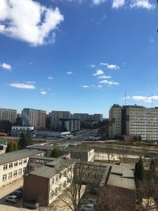 Výhľad na mesto Olsztyn alebo výhľad na mesto priamo z apartmánu