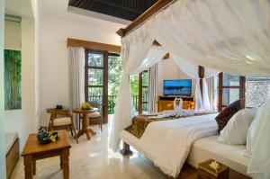 TV a/nebo společenská místnost v ubytování Danakha Villa Ubud