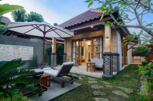 Zahrada ubytování Danakha Villa Ubud
