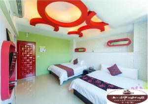 Krevet ili kreveti u jedinici u okviru objekta Happiness Homestay