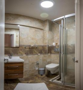 Koupelna v ubytování Hotel Melita