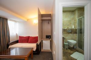 Koupelna v ubytování Hotel Melita