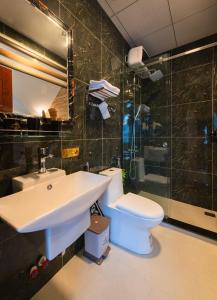 Phòng tắm tại Thanh Thủy Hotel