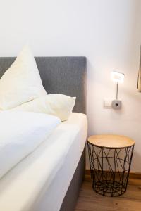 Postel nebo postele na pokoji v ubytování Haus Kindler