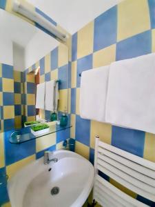 Et badeværelse på Vila Miluna