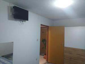 TV a/nebo společenská místnost v ubytování Apartmani Branka