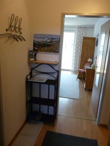 Rúm í herbergi á Kleine feine Wohnung in Toplage