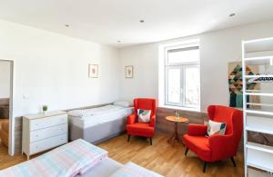 Posedenie v ubytovaní Comfortable Apartments Vienna 1100 with contactless Check-in