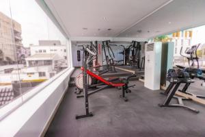 Fitness centrum a/nebo fitness zařízení v ubytování Isglo Hotels Ikoyi
