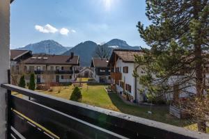 a view from the balcony of a house at Breitenberg in Bad Hindelang